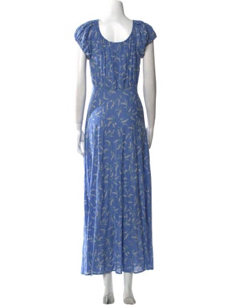 DÔEN Floral Print Long Dress