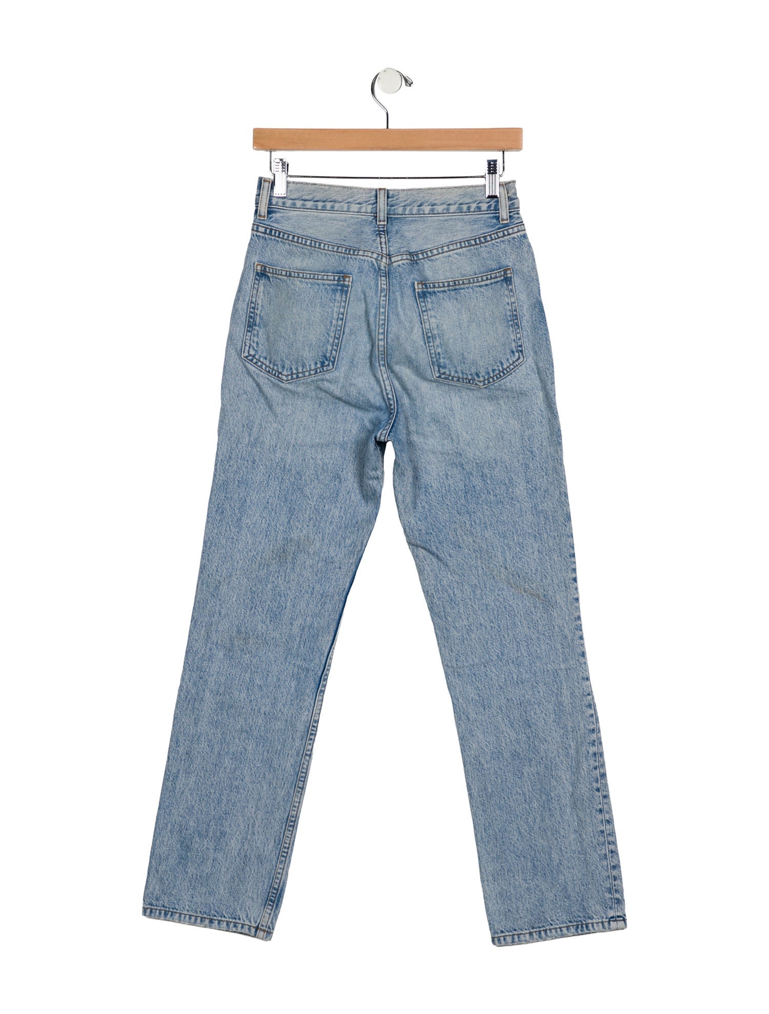 DÔEN High-Rise Straight Leg Jeans