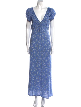 DÔEN Printed Long Dress