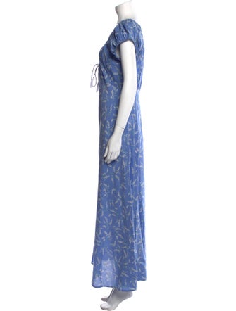 DÔEN Printed Long Dress