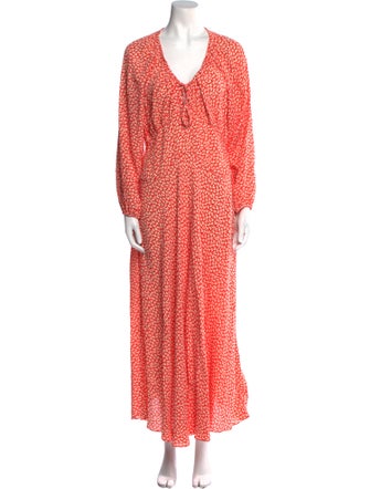 DÔEN Printed Long Dress