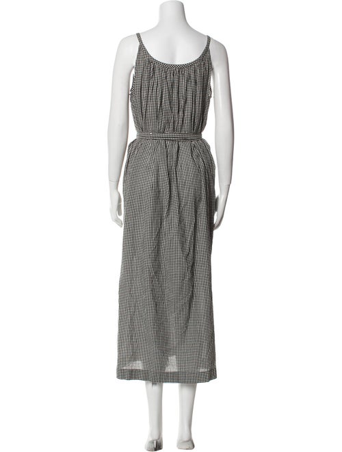 DÔEN Plaid Print Long Dress