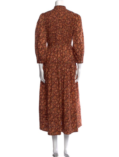 DÔEN Floral Print Long Dress