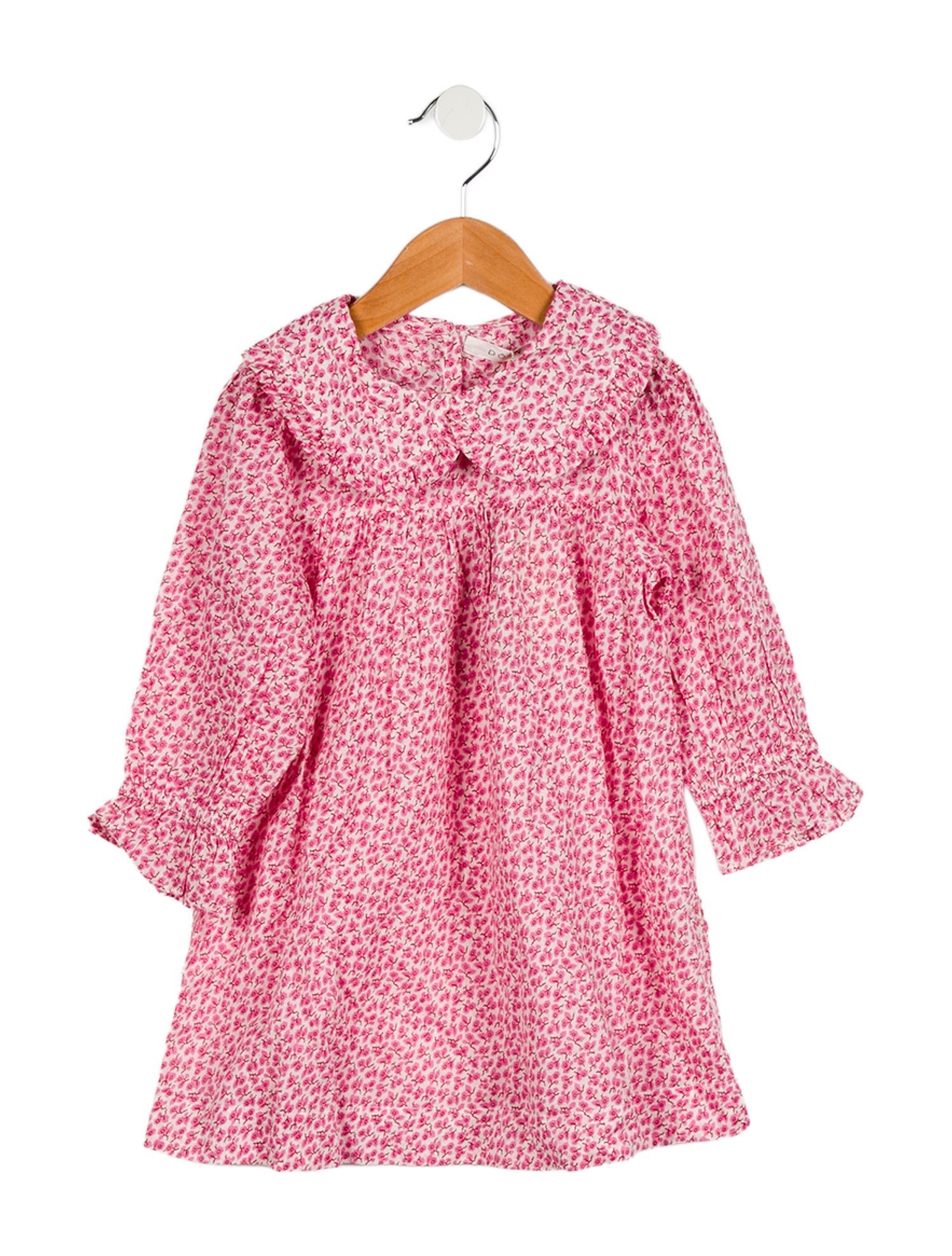 DÔEN Toddler Girls' Long Sleeve Patterned Dress w/ Tags