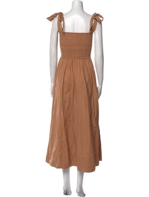 DÔEN Square Neckline Midi Length Dress