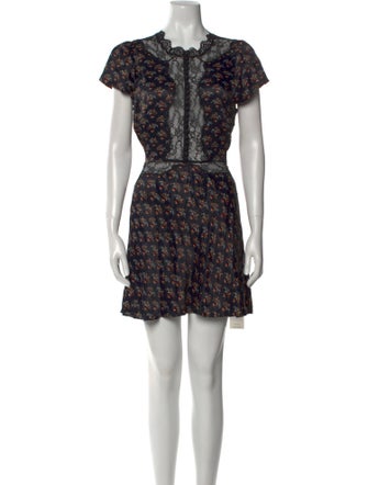 DÔEN Floral Print Mini Dress