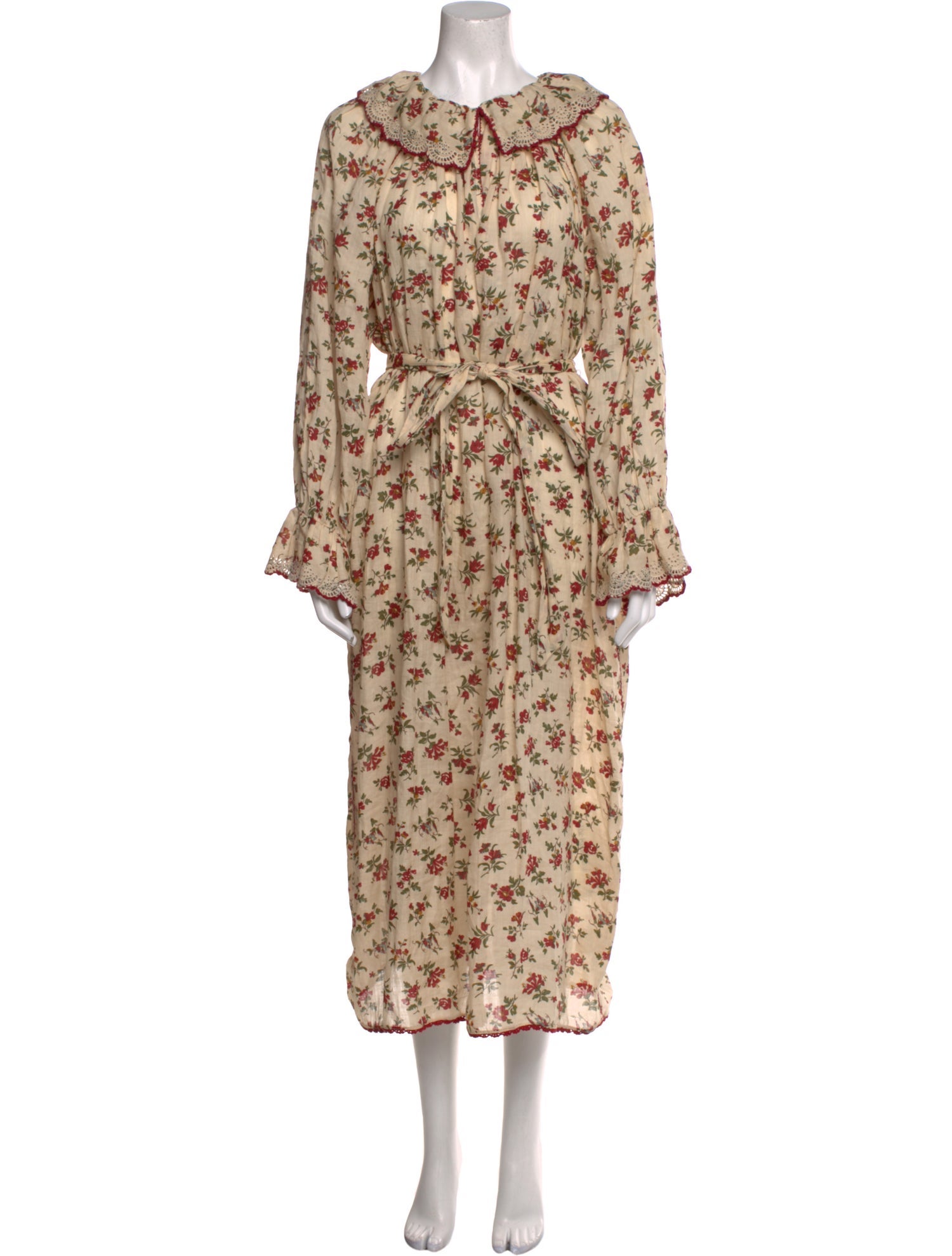 DÔEN Floral Print Long Dress