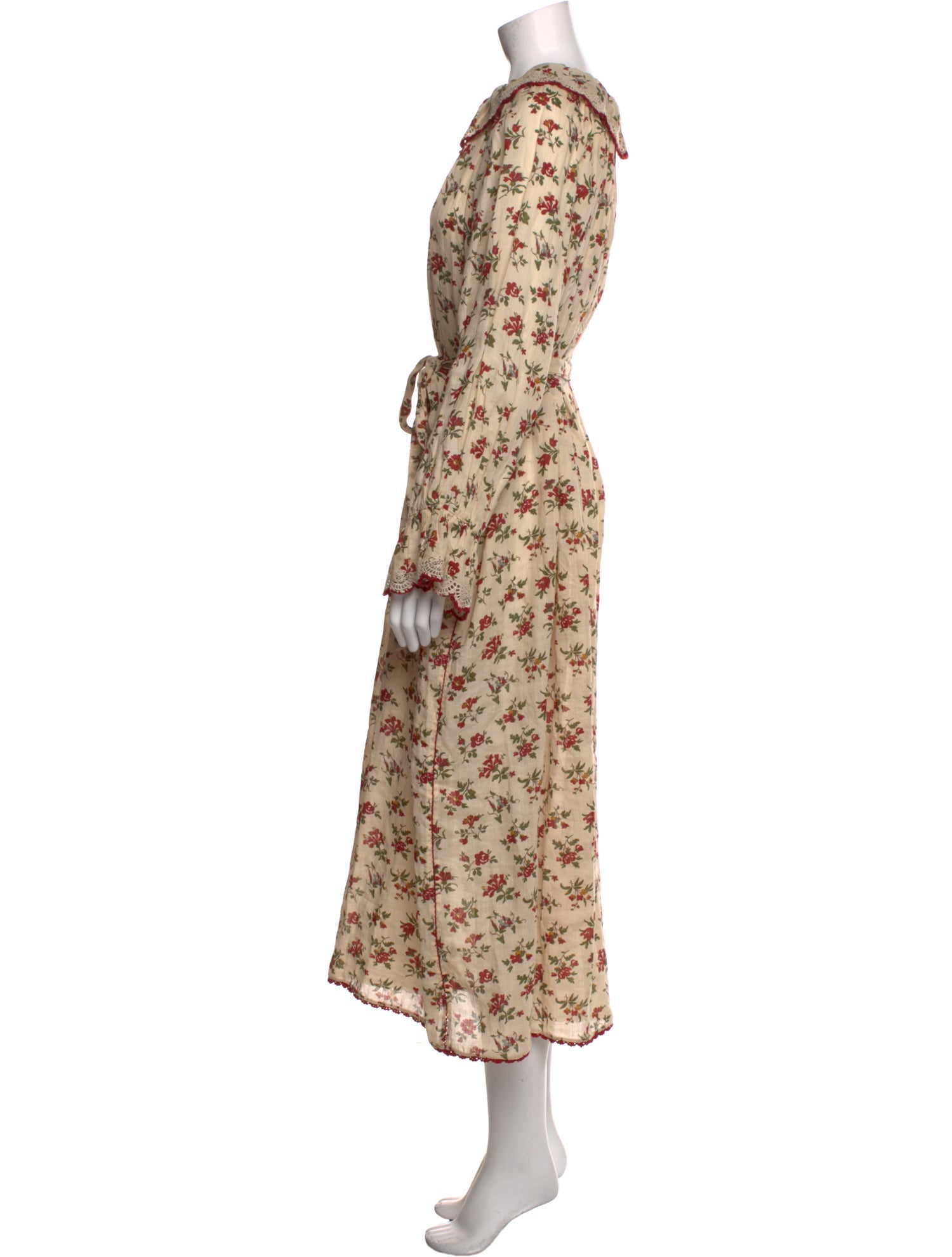 DÔEN Floral Print Long Dress