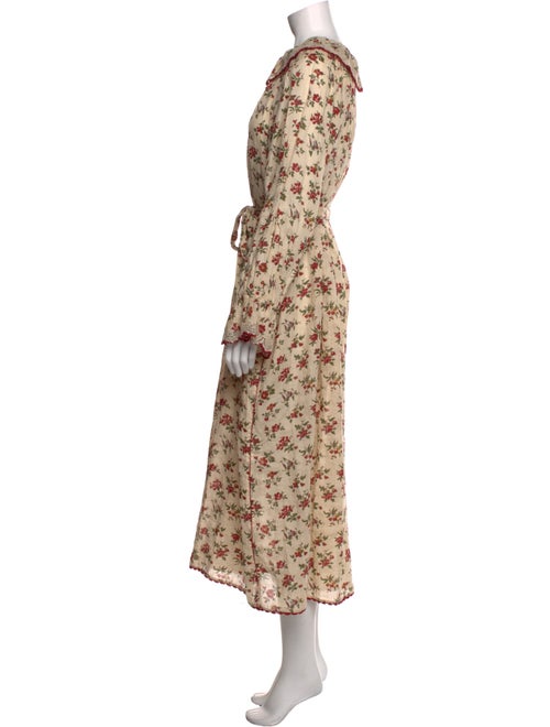 DÔEN Floral Print Long Dress