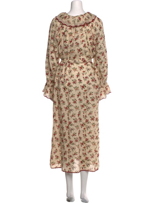 DÔEN Floral Print Long Dress