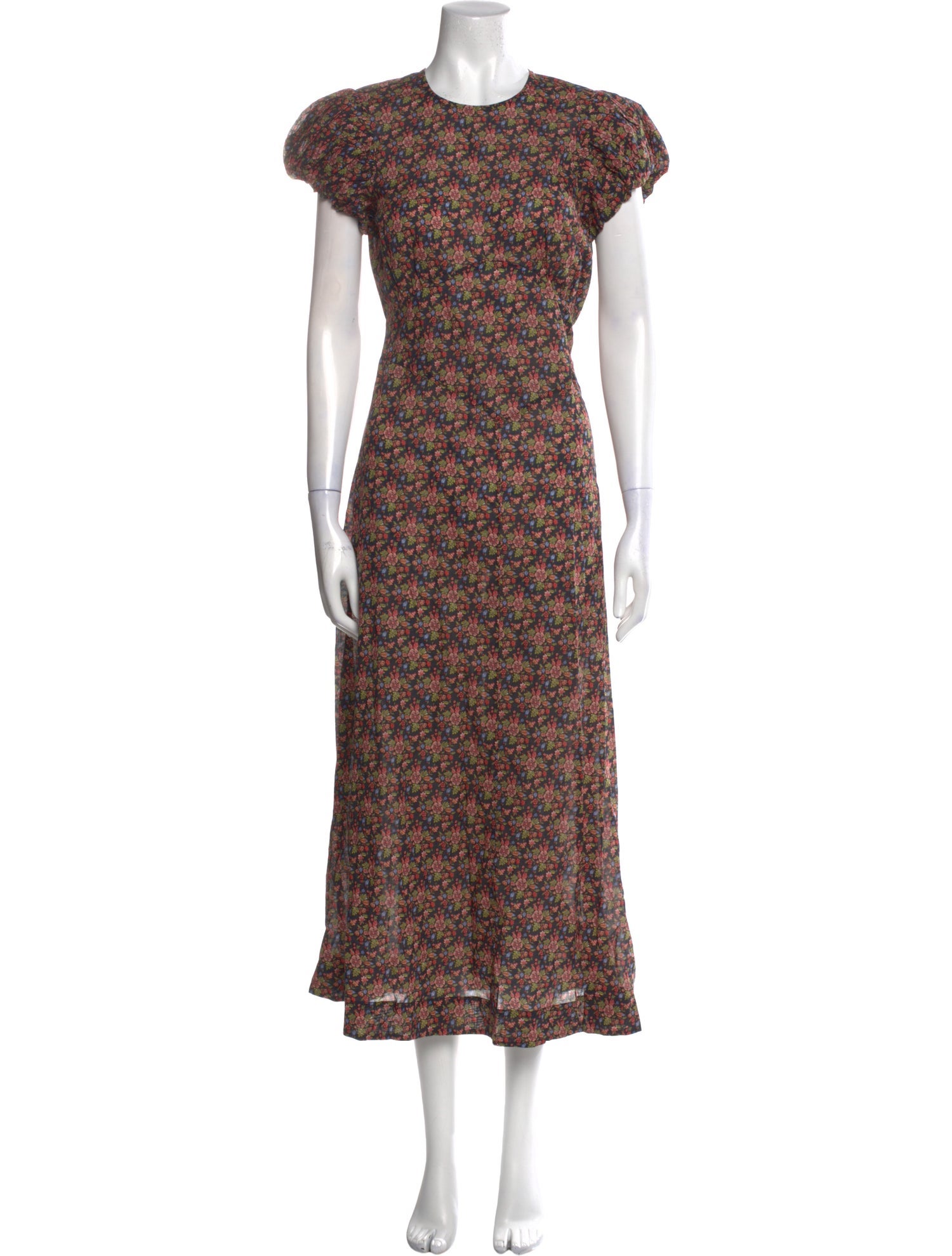 DÔEN Floral Print Long Dress