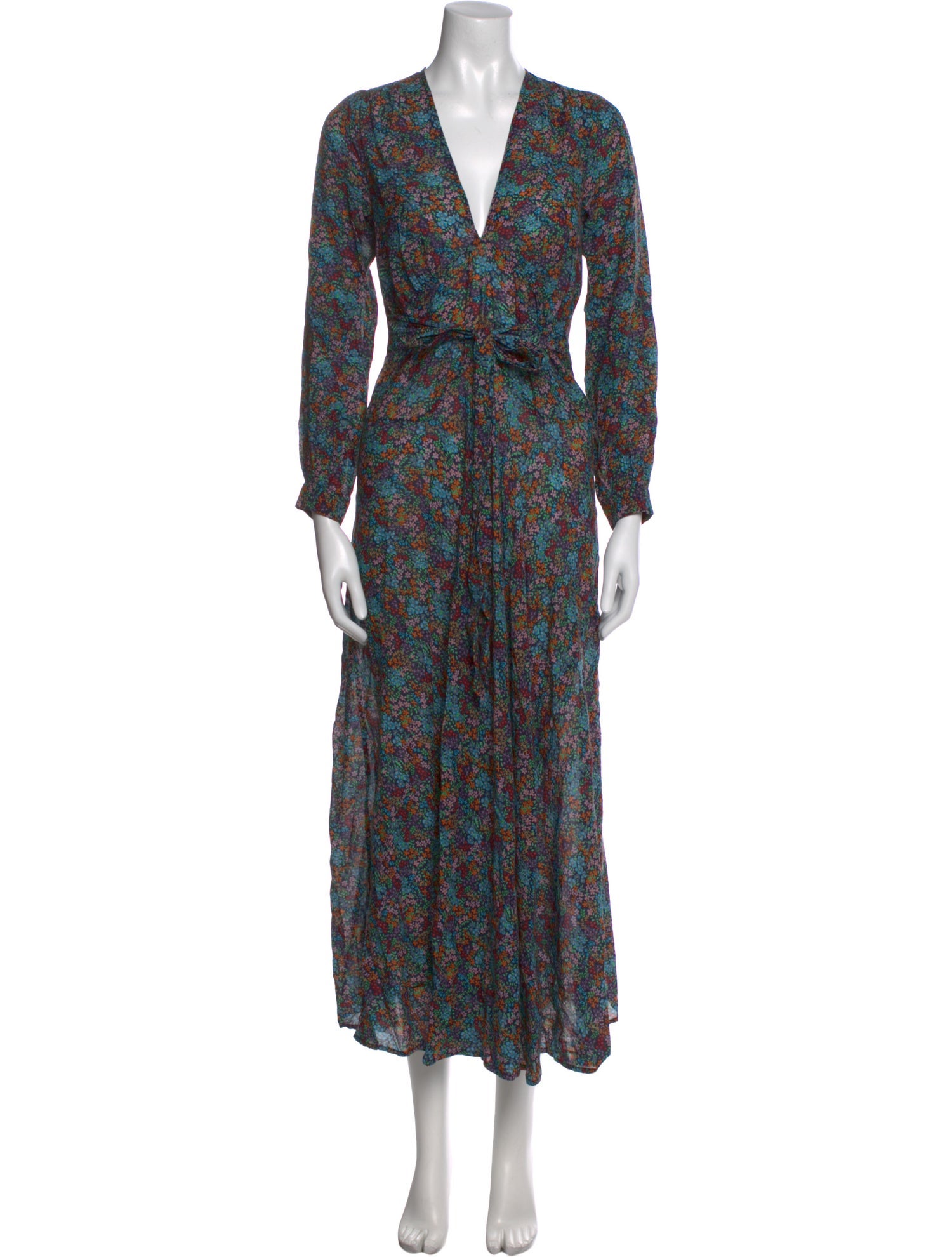 DÔEN Floral Print Long Dress