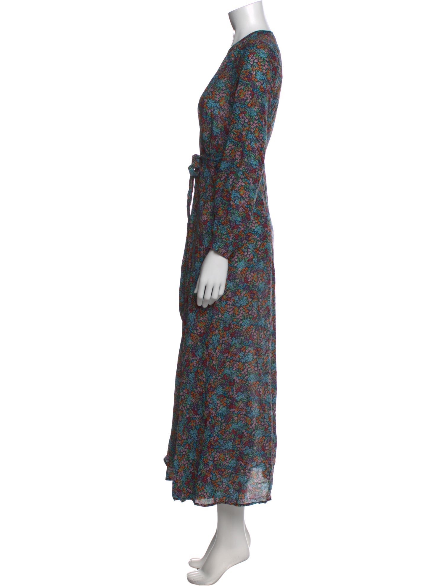 DÔEN Floral Print Long Dress