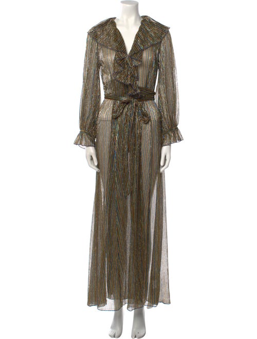 DÔEN Striped Long Dress