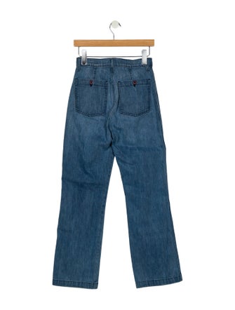 DÔEN High-Rise Straight Leg Jeans
