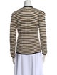 DÔEN Striped V-Neck Sweater