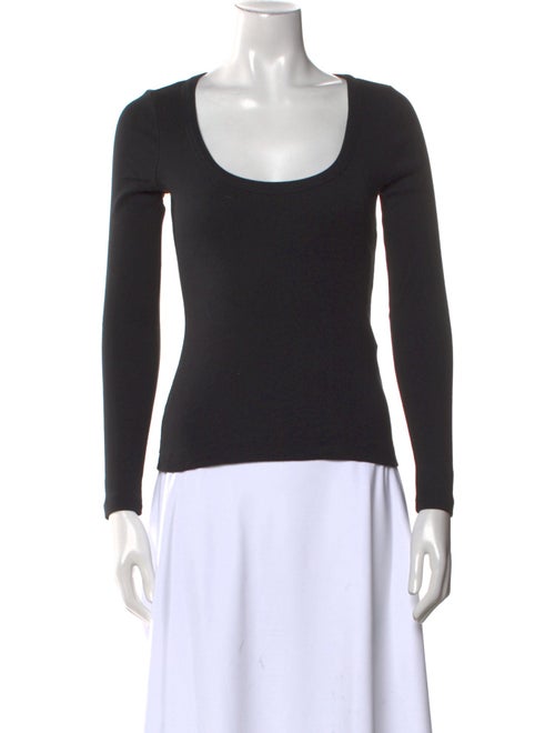 DÔEN Scoop Neck Long Sleeve Top