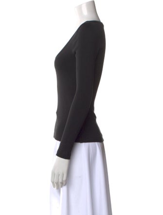 DÔEN Scoop Neck Long Sleeve Top