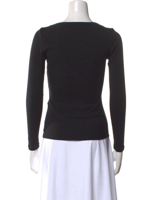 DÔEN Scoop Neck Long Sleeve Top