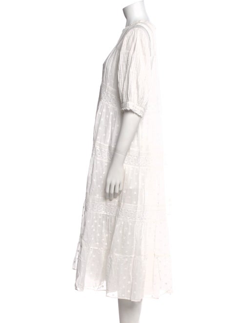 DÔEN Crew Neck Midi Length Dress