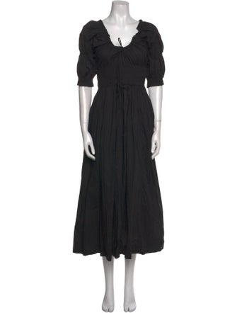 DÔEN Square Neckline Long Dress