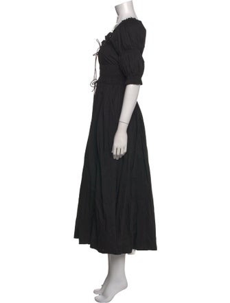 DÔEN Square Neckline Long Dress