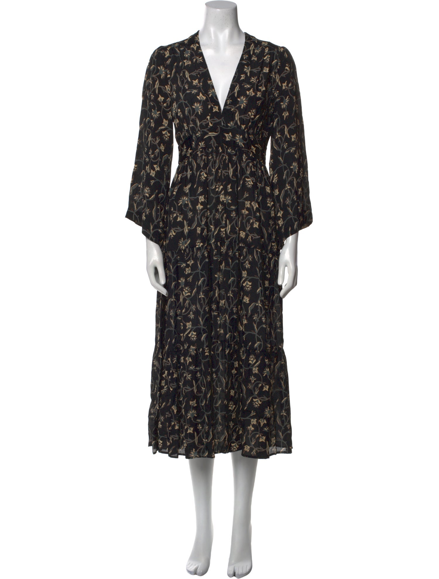 DÔEN Floral Print Long Dress