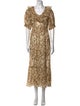 DÔEN Floral Print Long Dress