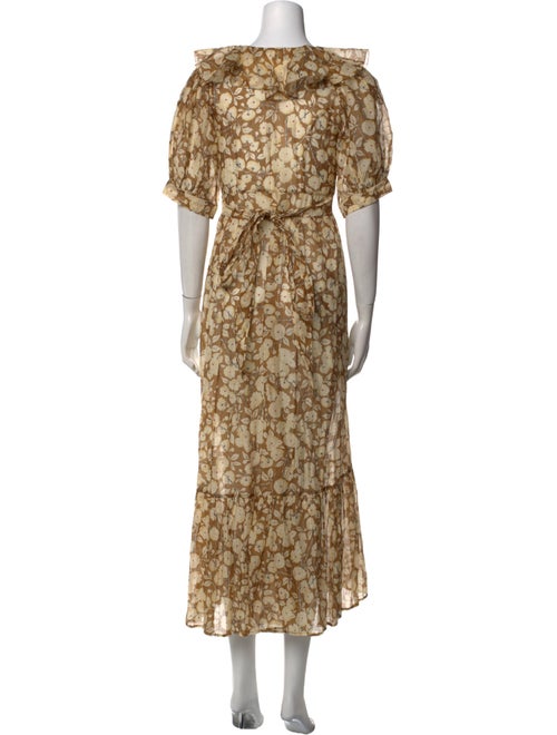 DÔEN Floral Print Long Dress