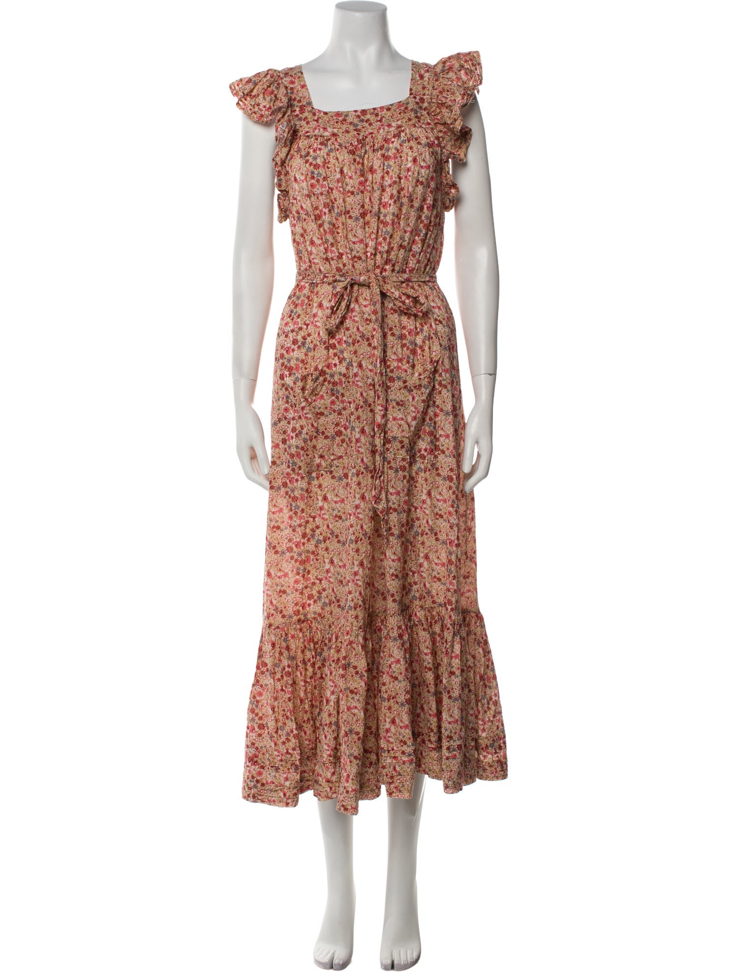 DÔEN Floral Print Long Dress