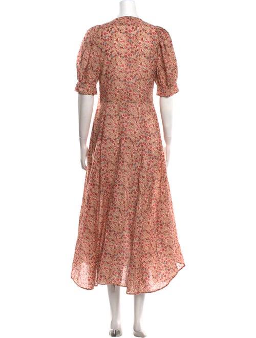 DÔEN Floral Print Long Dress