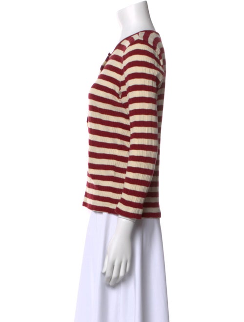 DÔEN Striped Crew Neck Top