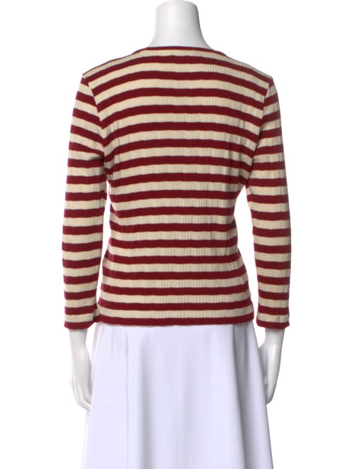 DÔEN Striped Crew Neck Top
