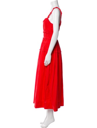 DÔEN Square Neckline Long Dress