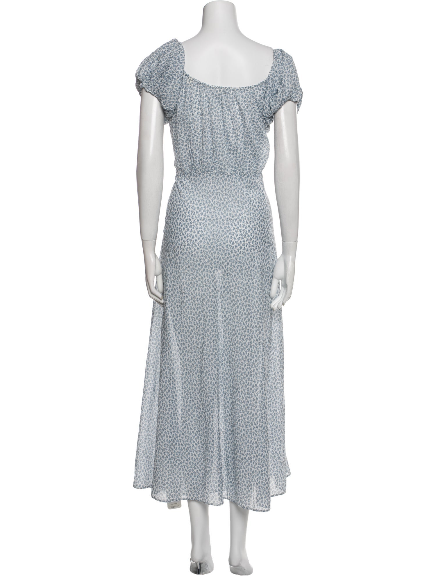 DÔEN Polka Dot Print Long Dress