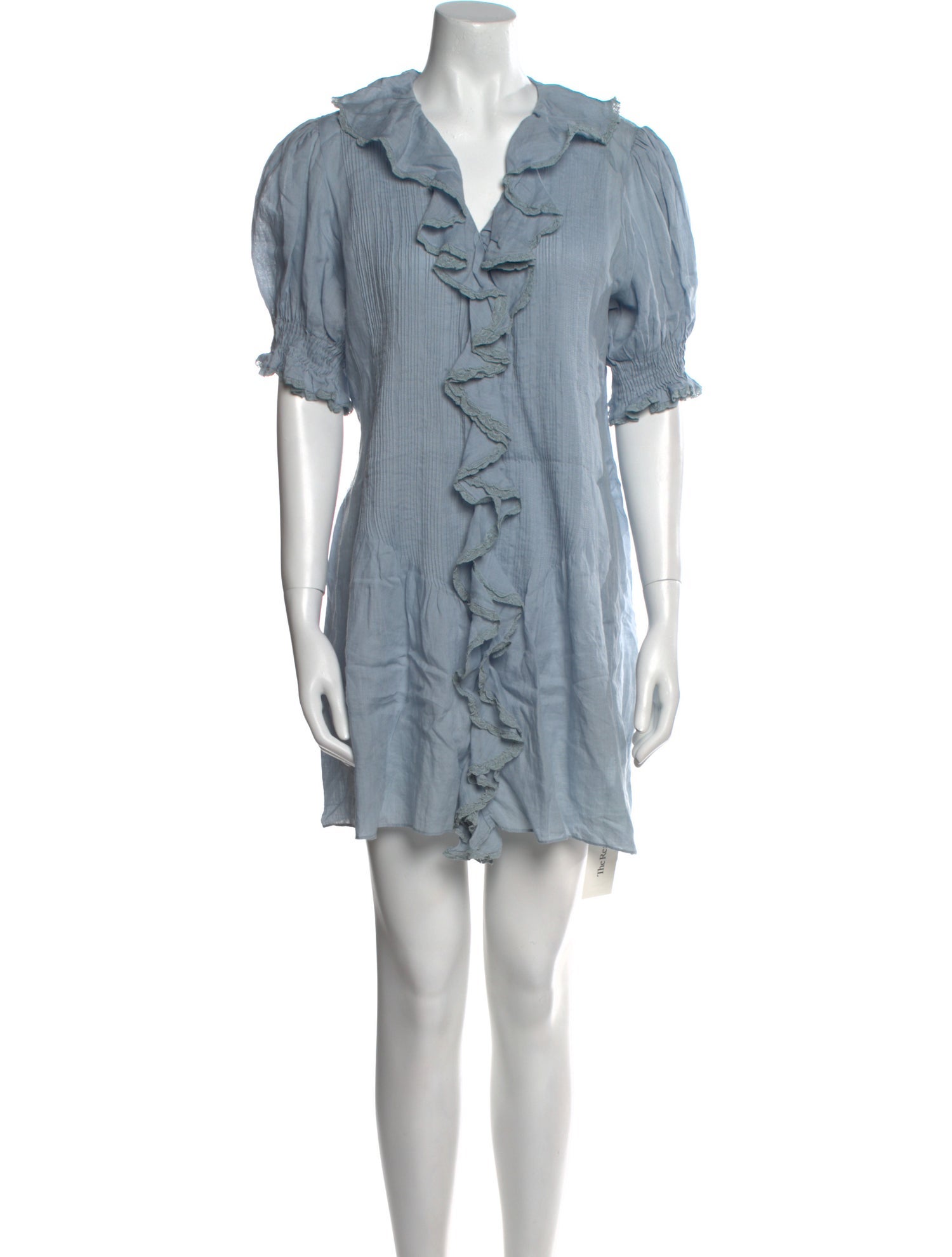 DÔEN V-Neck Mini Dress