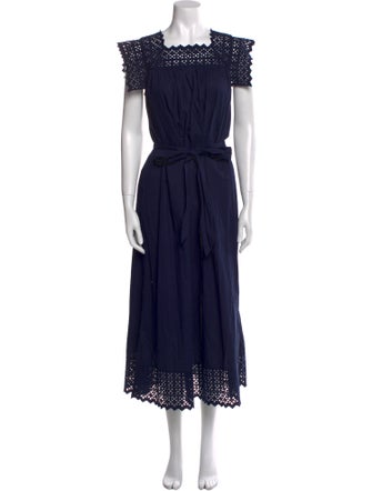 DÔEN Square Neckline Long Dress