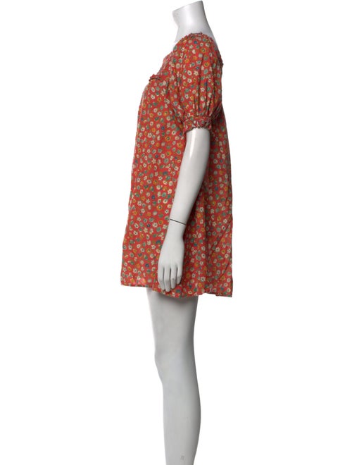 DÔEN Floral Print Mini Dress