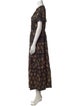 DÔEN Floral Print Long Dress