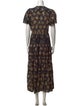 DÔEN Floral Print Long Dress