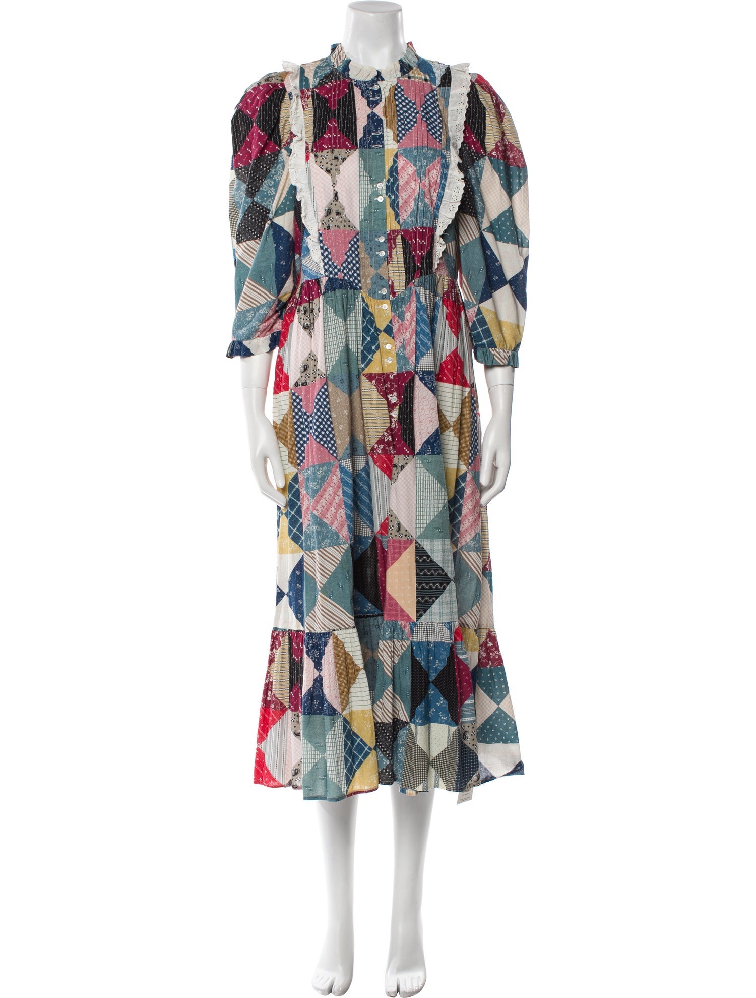 DÔEN Printed Long Dress