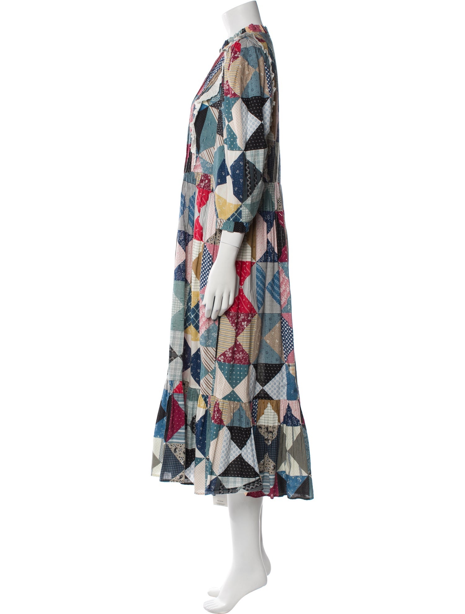 DÔEN Printed Long Dress