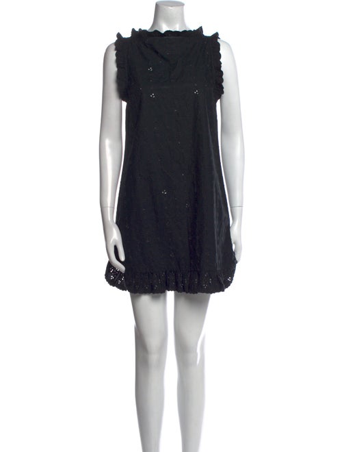 DÔEN Mock Neck Mini Dress