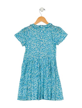 DÔEN Girls' Patterned Short Sleeve Dress