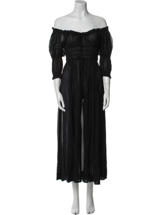 DÔEN Off-The-Shoulder Long Dress
