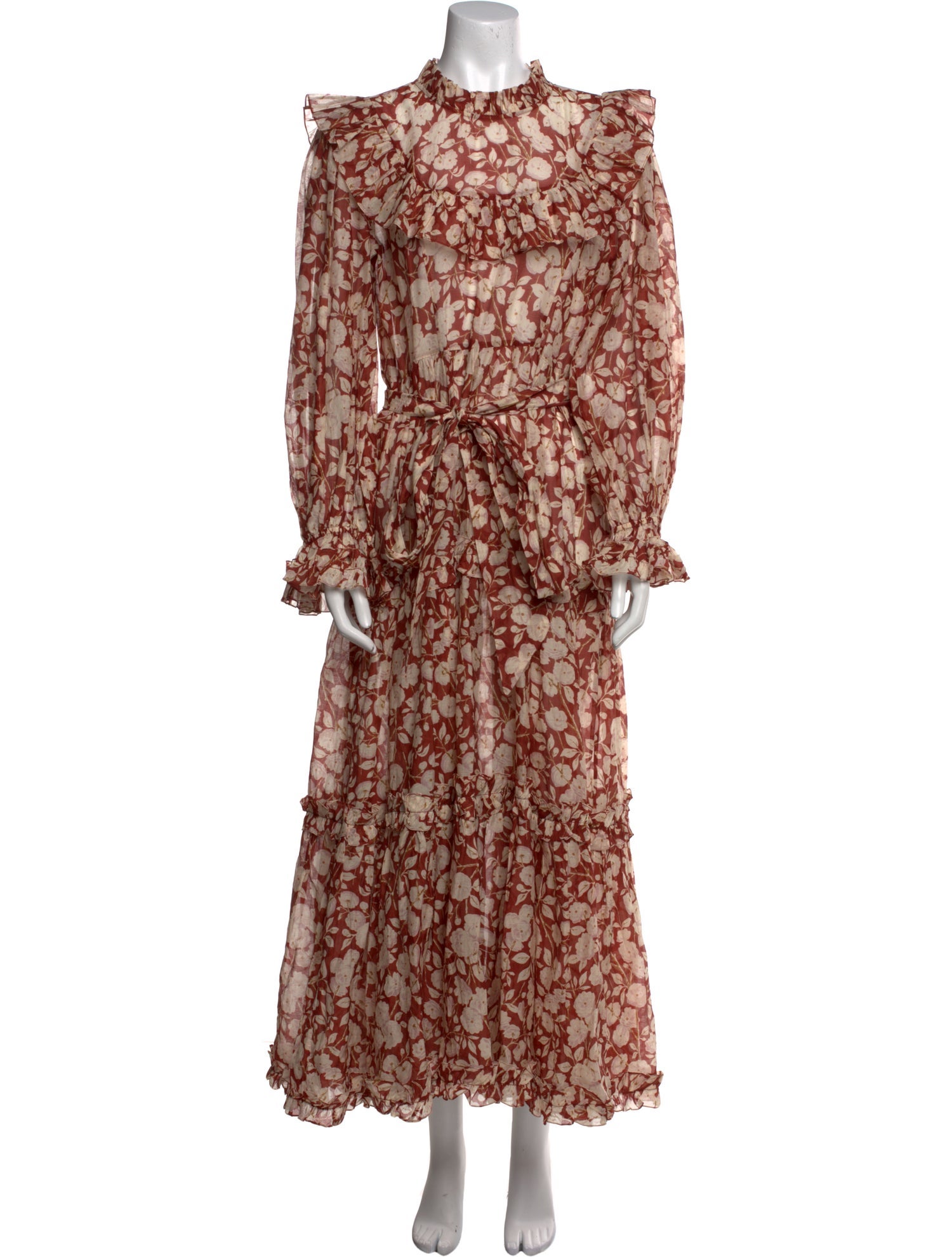 DÔEN Floral Print Long Dress w/ Tags