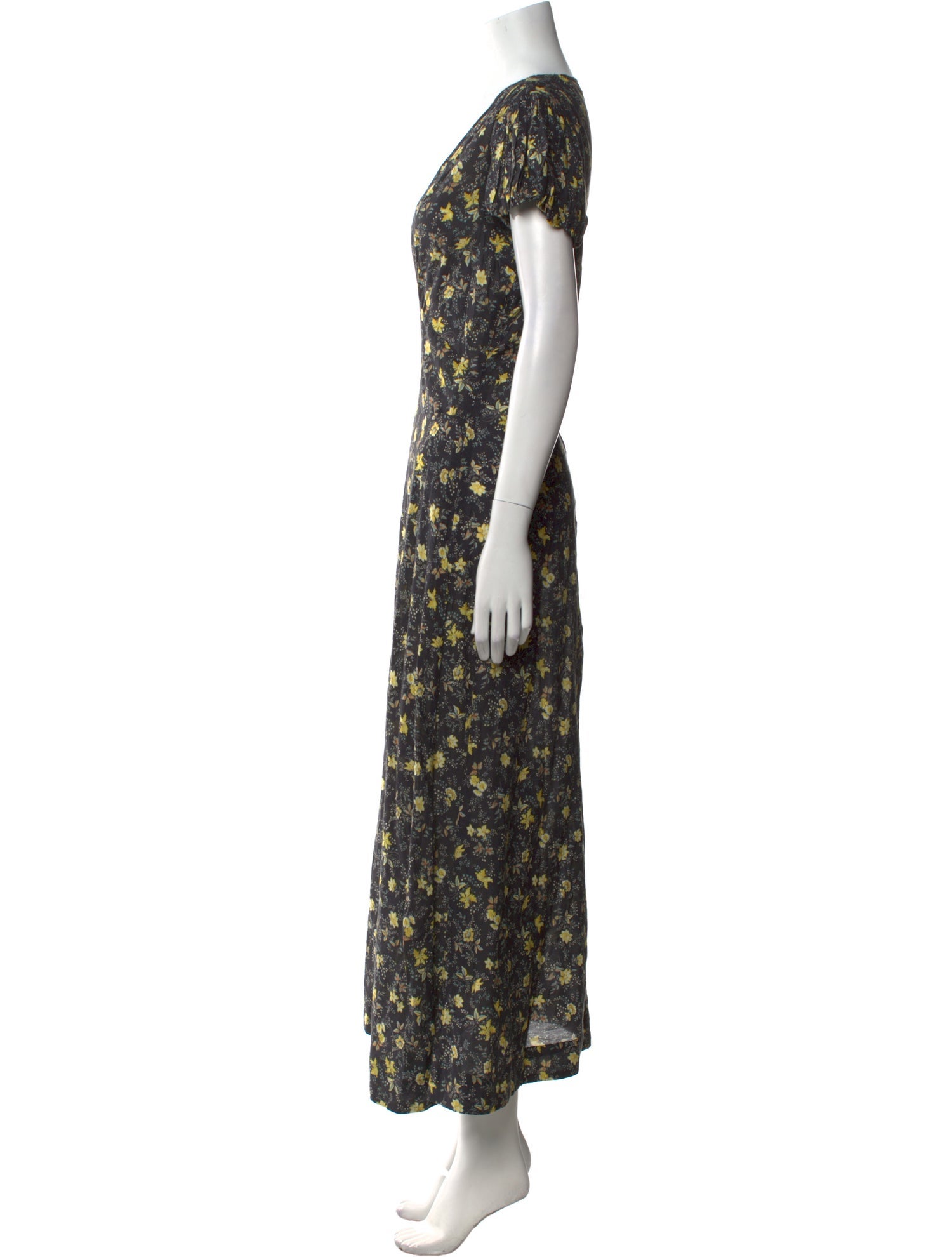 DÔEN Floral Print Long Dress