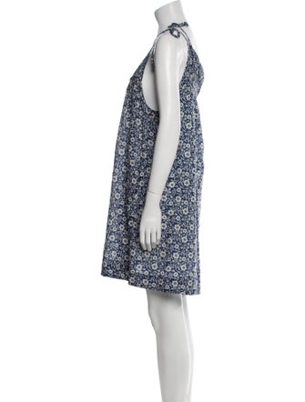 DÔEN Floral Print Knee-Length Dress
