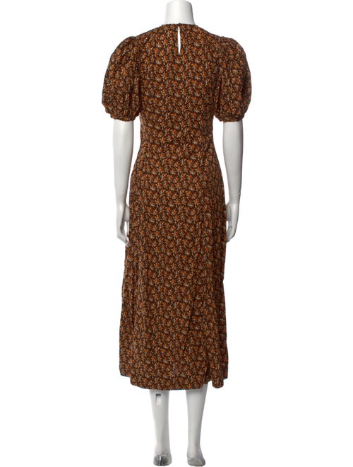 DÔEN Floral Print Long Dress