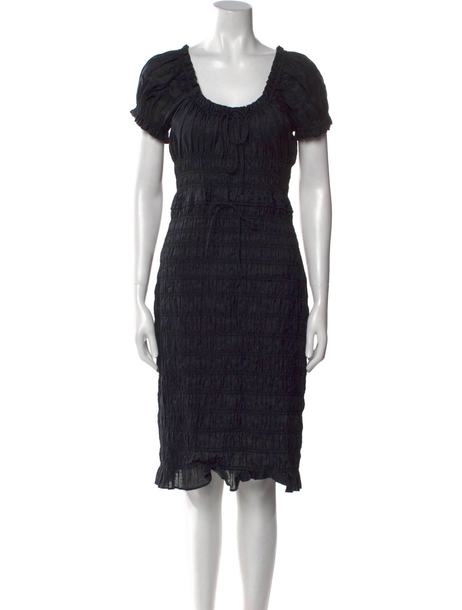 DÔEN Scoop Neck Knee-Length Dress